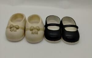 Two Pair of Doll Shoes - 2.75 Inches Long